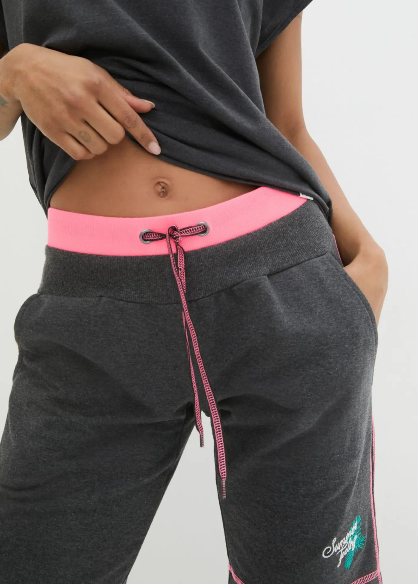 Online Pantalón corto de chándal de mezcla de algodón Mujer Conjuntos De Traje De Baño|Ropa De Playa