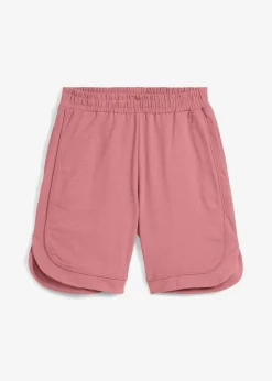 Sale Pantalón corto de chándal de mezcla de algodón con corte ancho Mujer Shorts|Pantalones