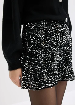 Best Pantalón corto de lentejuelas Mujer Shorts|Pantalones