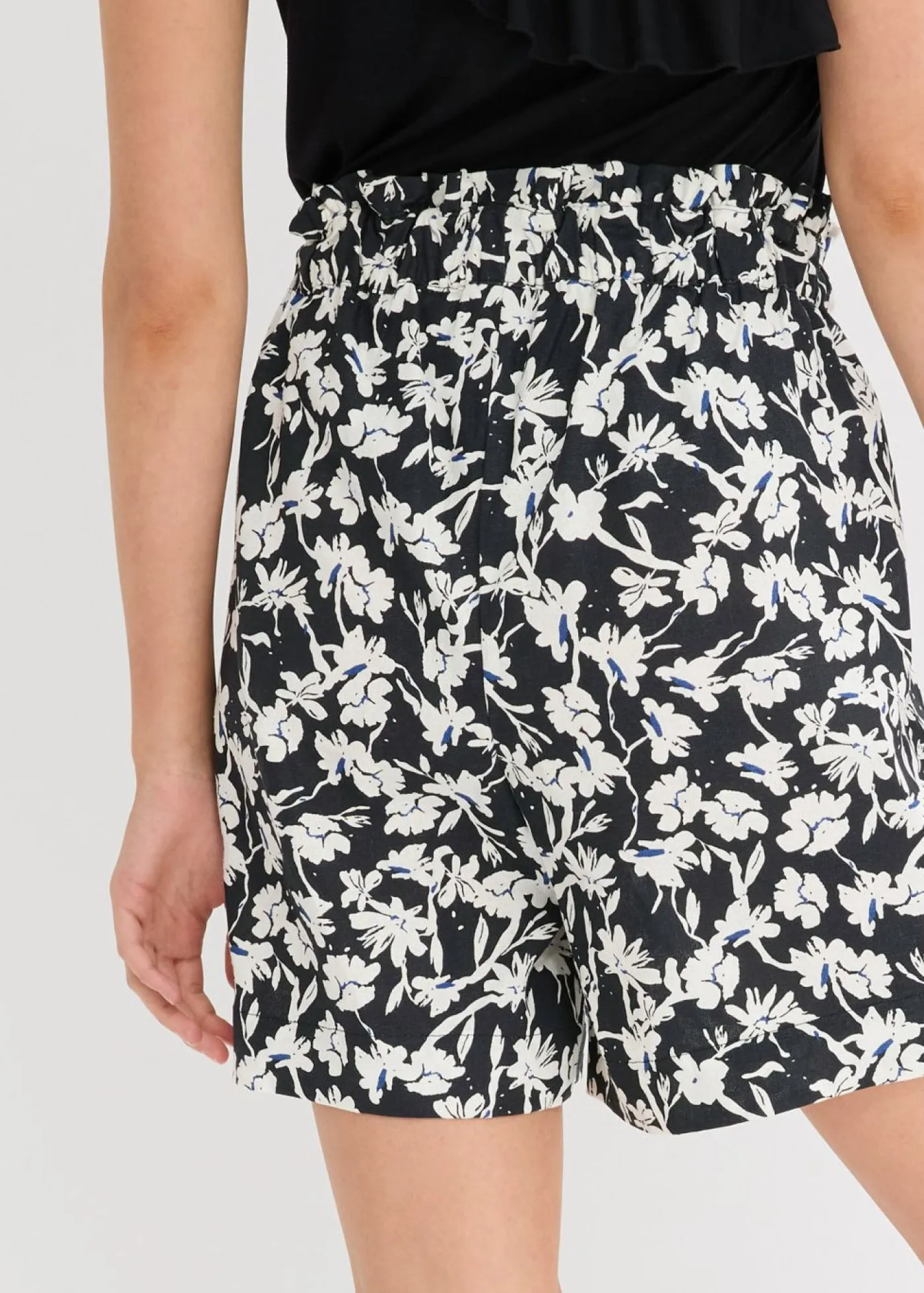 Sale Pantalón corto de lino Mujer Shorts|Pantalones