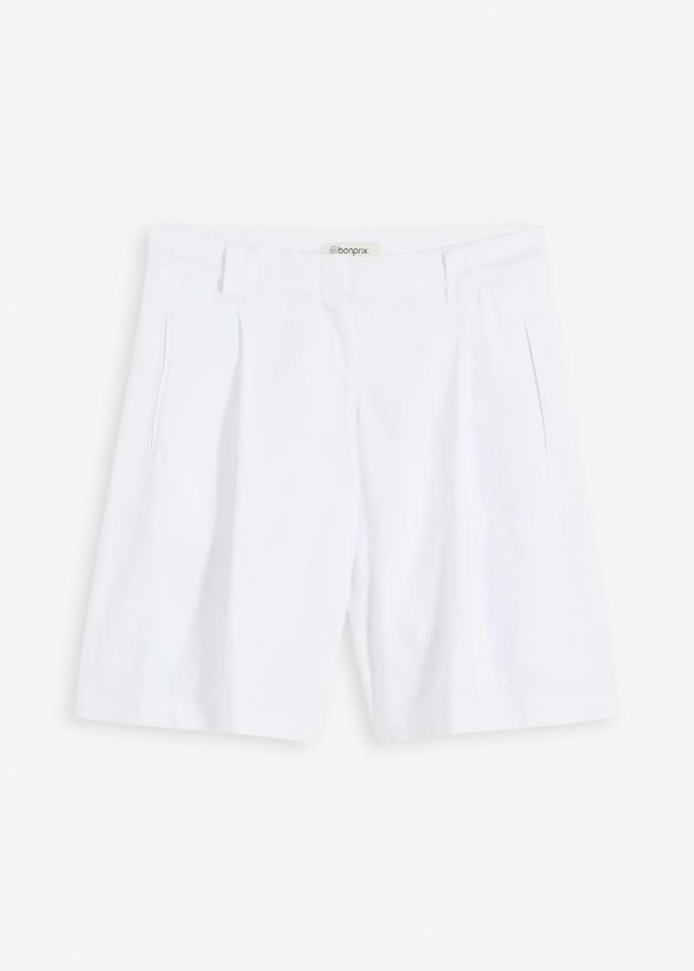 Sale Pantalón corto de mezcla de lino ligero Mujer Shorts|Pantalones
