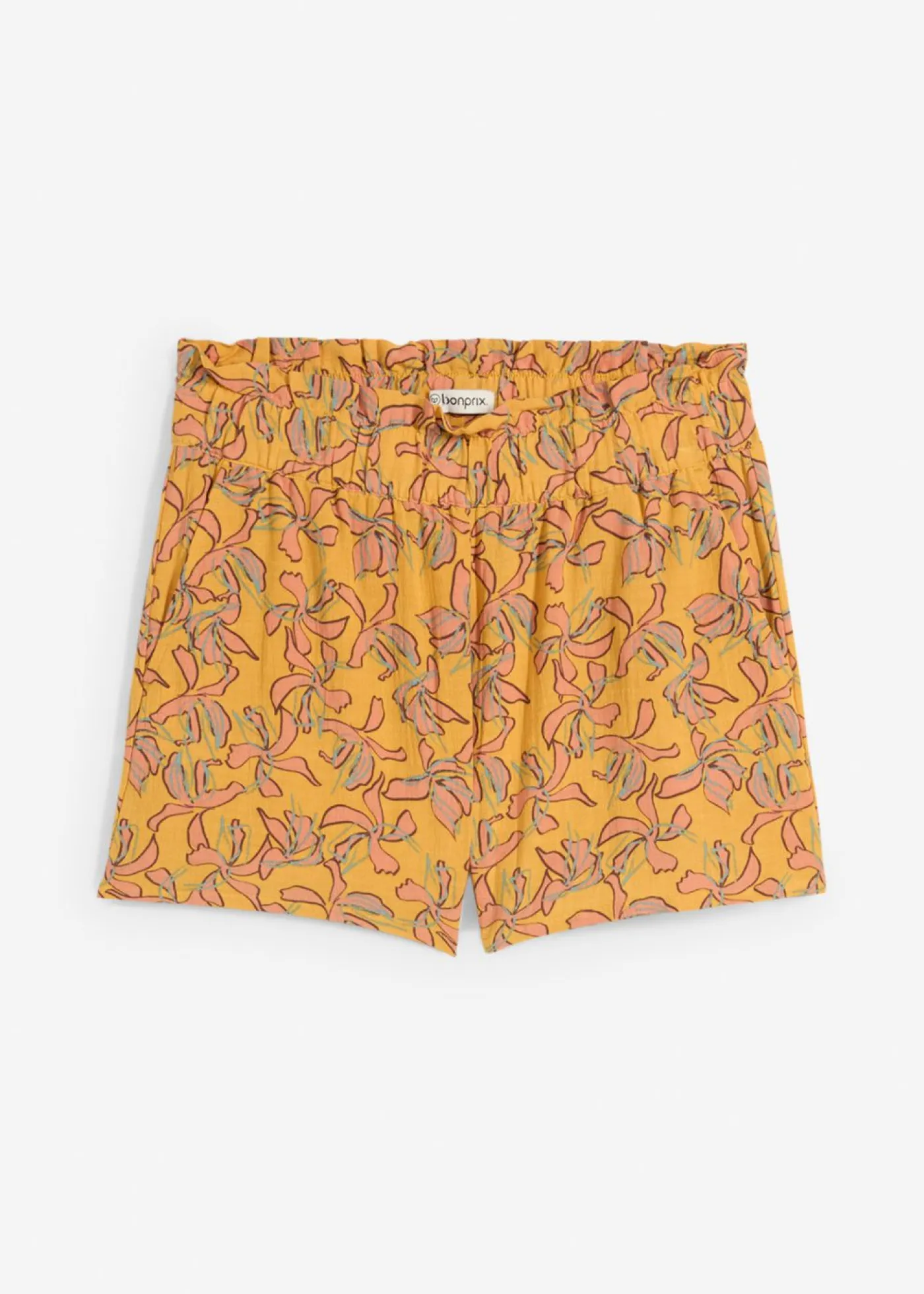 Sale Pantalón corto de mezcla de viscosa y algodón Mujer Shorts|Pantalones