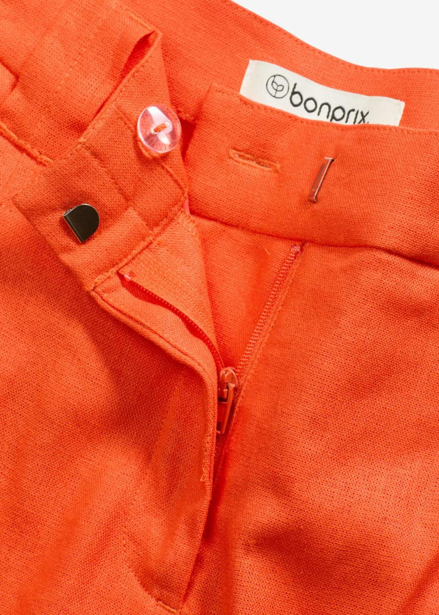 Clearance Pantalón corto de mezcla de lino ligero Mujer Shorts|Pantalones