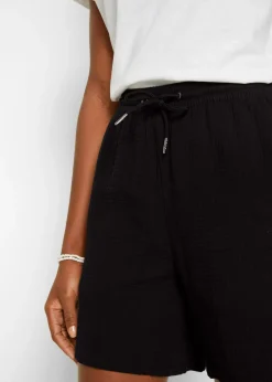 Online Pantalón corto de muselina Mujer Shorts|Pantalones