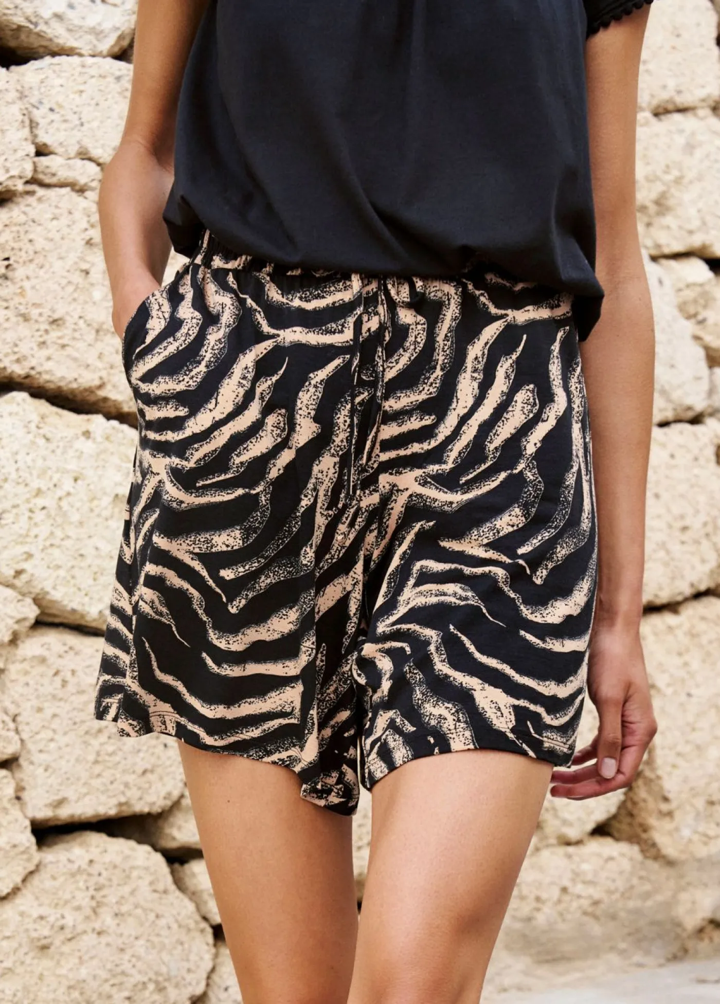 Best Pantalón corto de punto Mujer Shorts|Pantalones