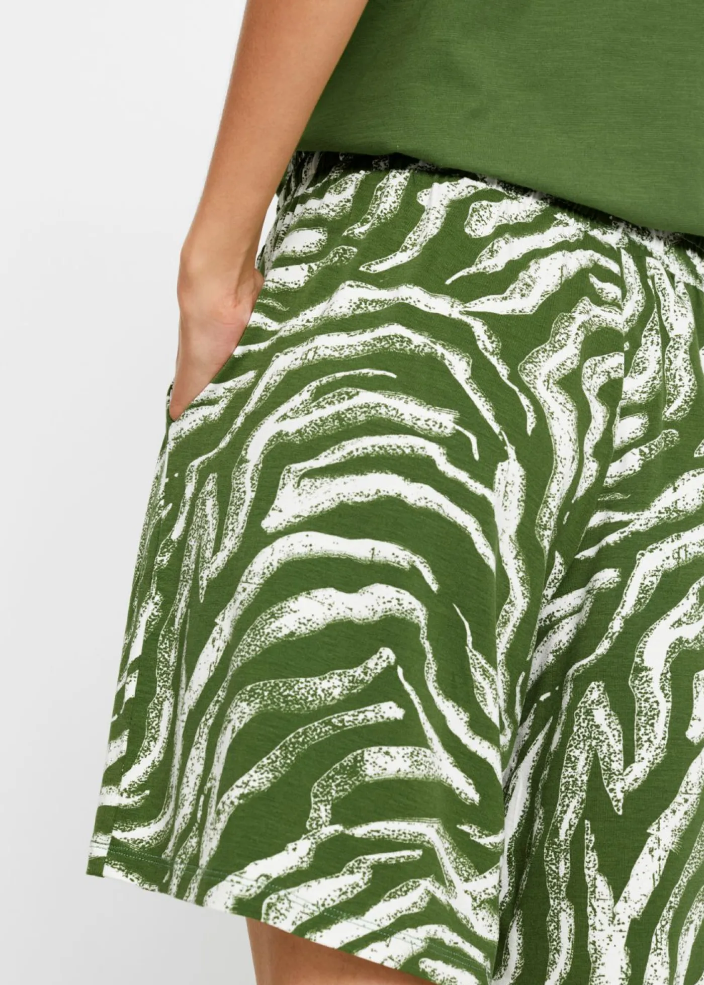 Hot Pantalón corto de punto Mujer Shorts|Pantalones