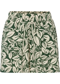Hot Pantalón corto de punto de mezcla de algodón elástico Mujer Shorts|Pantalones