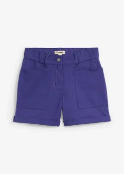 Pantalón corto de sarga Mujer Shorts|Pantalones