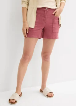 Clearance Pantalón corto de sarga Mujer Shorts|Pantalones