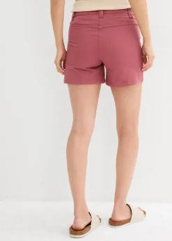 Clearance Pantalón corto de sarga Mujer Shorts|Pantalones