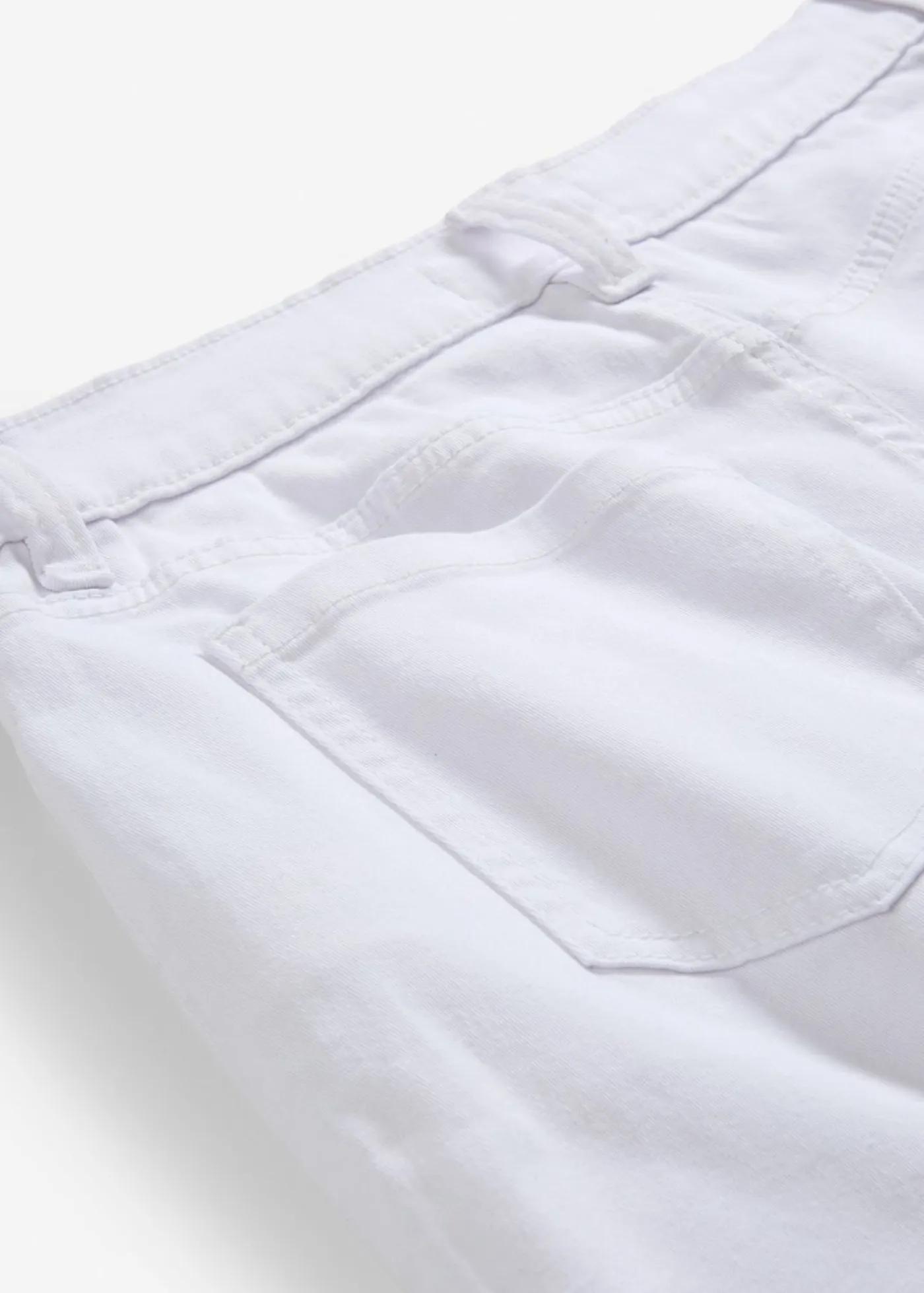Sale Pantalón corto de sarga con talle alto Mujer Shorts|Pantalones