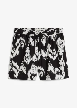 Best Pantalón corto de viscosa con cinturilla cómoda Mujer Shorts|Pantalones