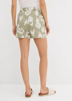 Best Pantalón corto de viscosa con cinturilla cómoda Mujer Shorts|Pantalones