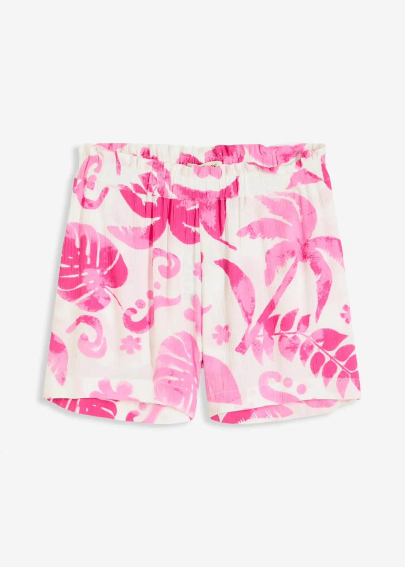 New Pantalón corto de viscosa estructurada Mujer Shorts|Pantalones
