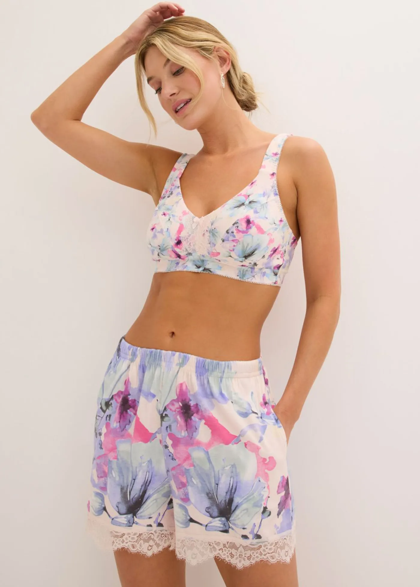 Discount Pantalón corto para dormir (2 unidades) de mezcla suave de viscosa Mujer Ropa Para Dormir