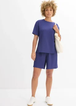 Discount Pantalón corto sin cierre de crepé Mujer Conjuntos De Ropa|Shorts