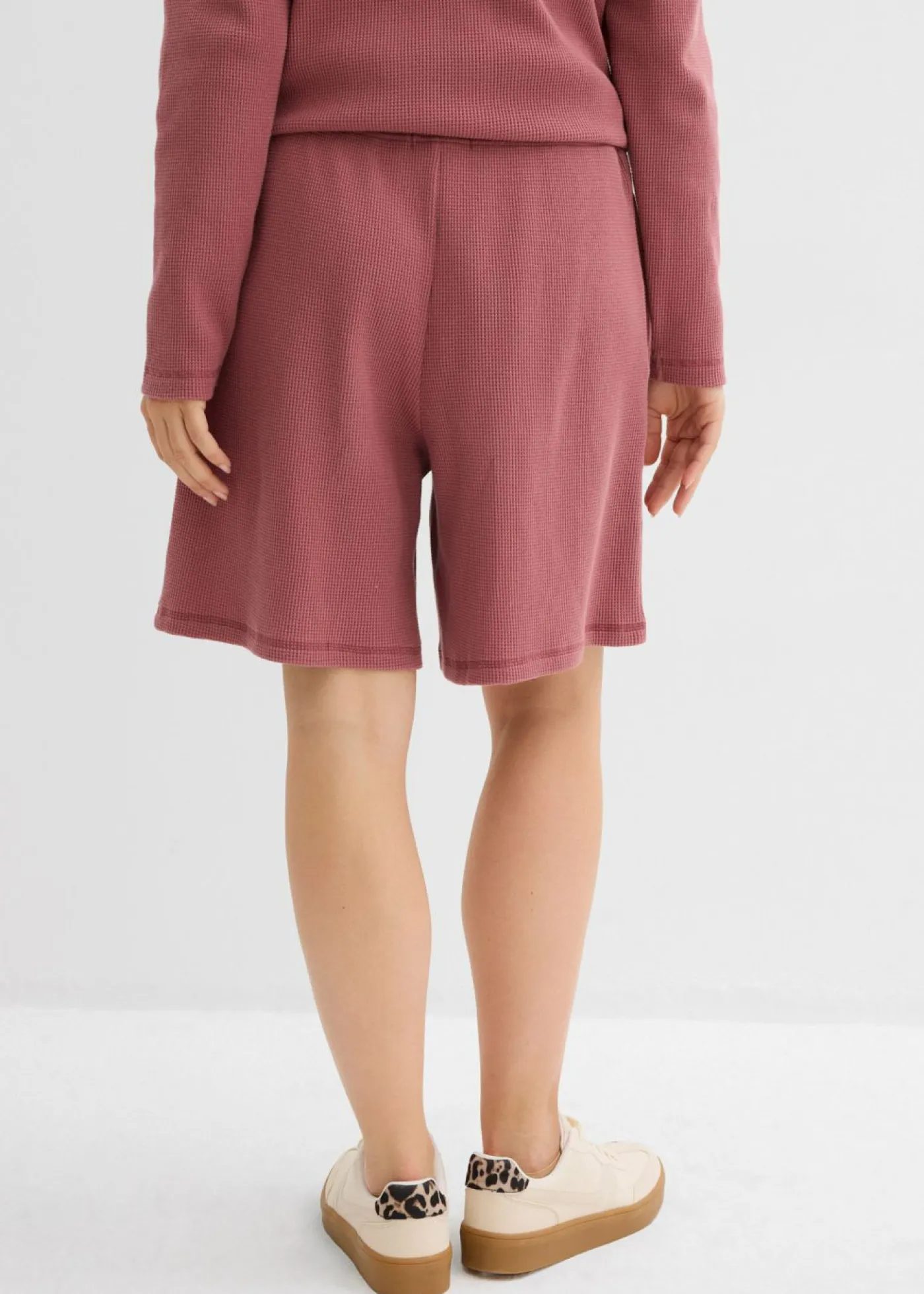 Outlet Pantalón corto sin cierre de algodón puro Mujer Conjuntos De Ropa|Shorts