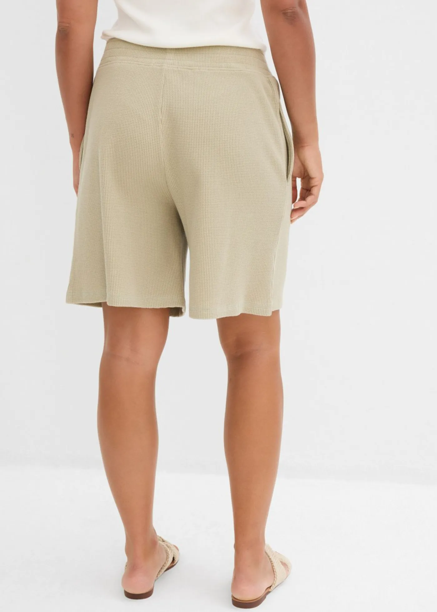 Online Pantalón corto sin cierre de algodón puro Mujer Conjuntos De Ropa|Shorts