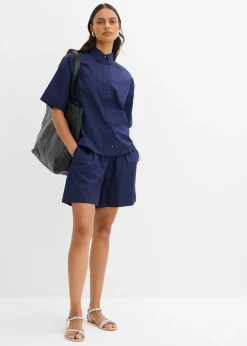 Best Pantalón corto sin cierre de algodón puro Mujer Conjuntos De Ropa|Shorts