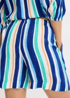 Online Pantalón corto sin cierre de viscosa fina Mujer Shorts|Pantalones