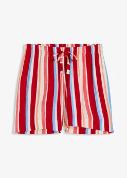 Discount Pantalón corto sin cierre de viscosa fina Mujer Shorts|Pantalones
