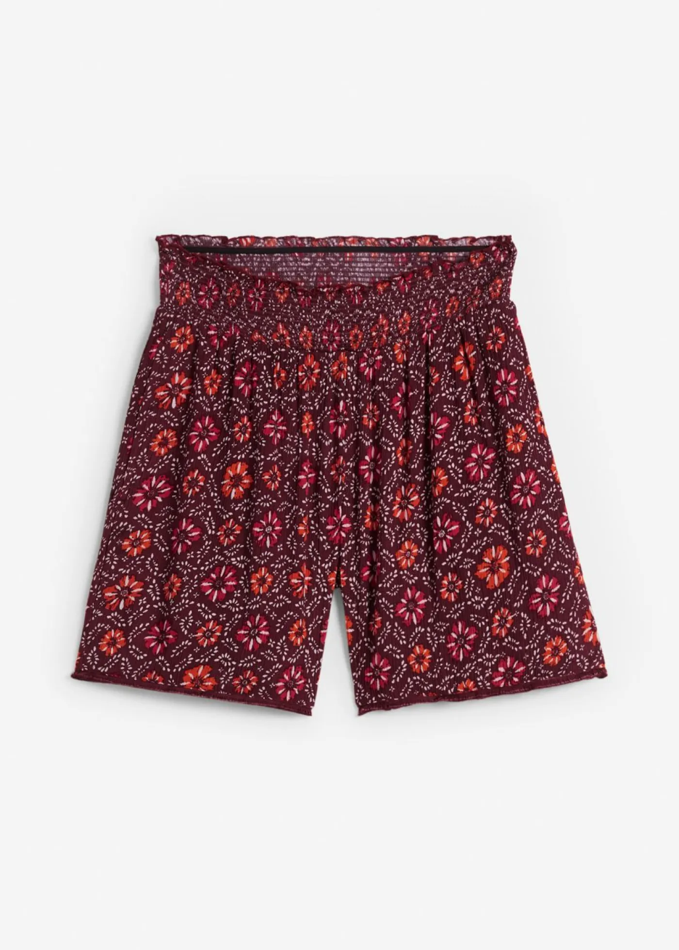 New Pantalón corto sin cierre, estampado y con cintura elástica Mujer Shorts|Pantalones