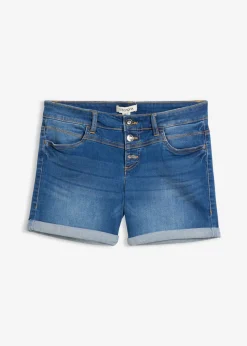 Outlet Pantalón corto vaquero con talle medio Mujer Shorts|Vaqueros