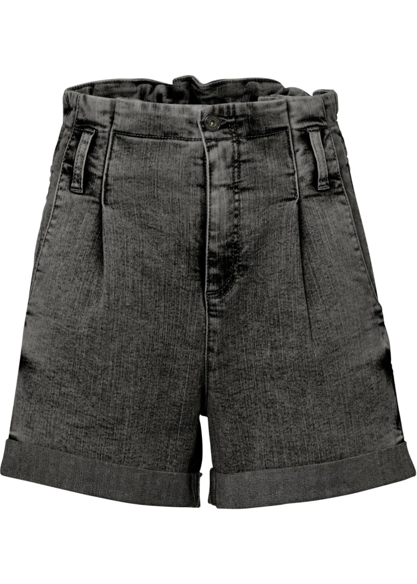 Hot Pantalón corto vaquero paperbag Mujer Shorts|Vaqueros