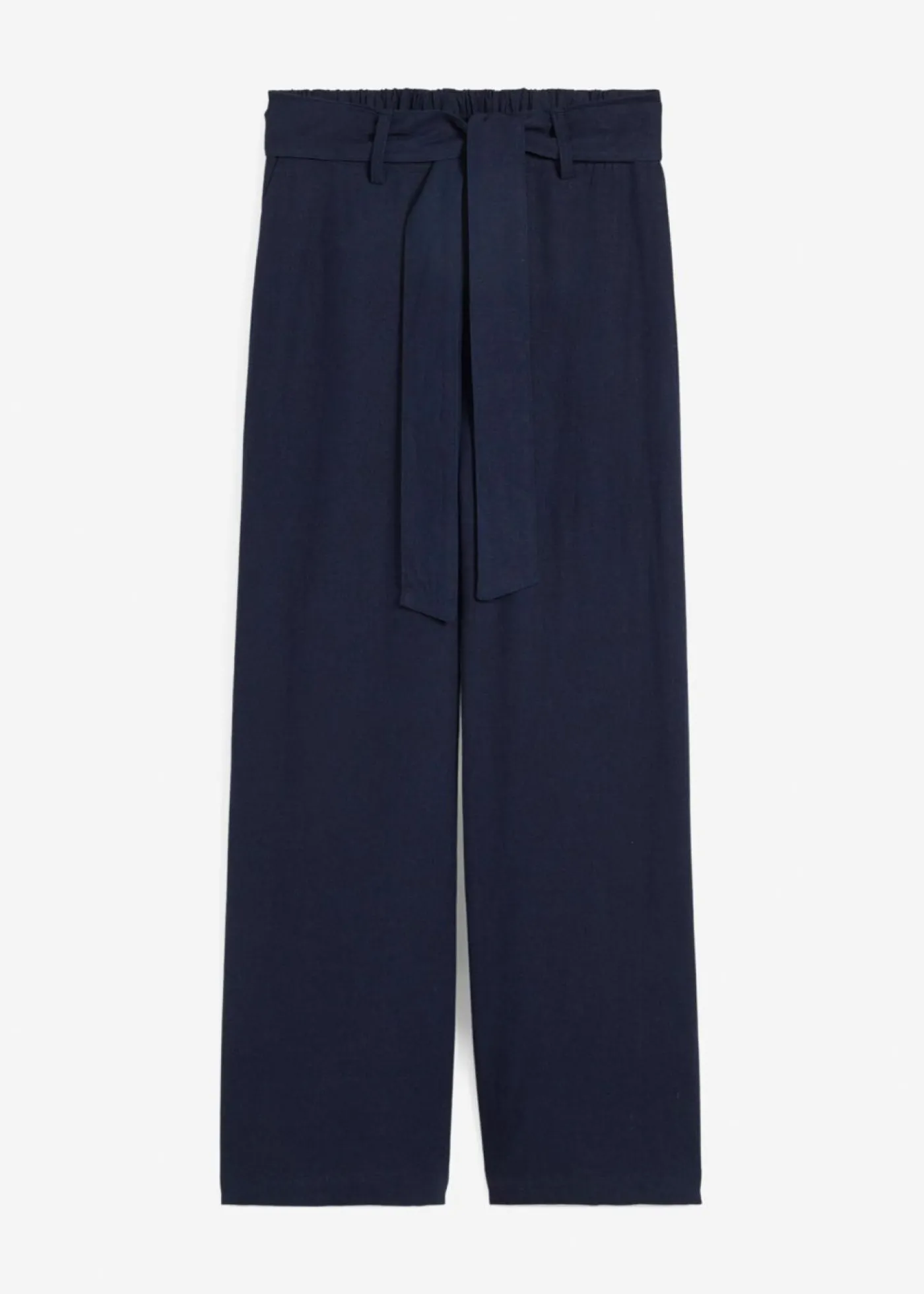 Sale Pantalón culotte de mezcla de lino vaporosa Mujer Pantalones