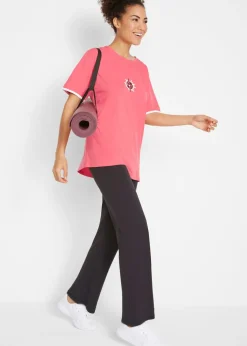 Best Pantalón de algodón acampanado Mujer Ropa Deportiva|Pantalones