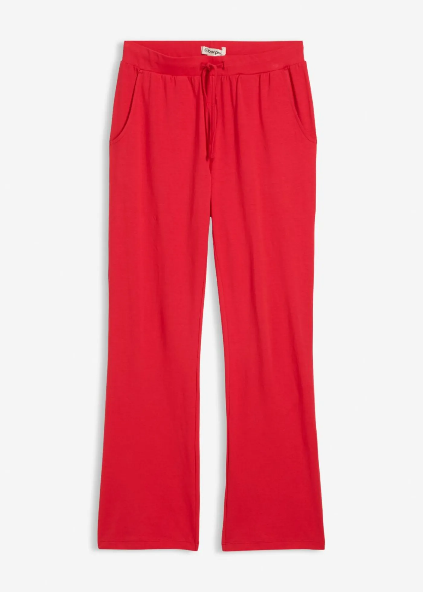 Best Pantalón de algodón orgánico puro con elástico Mujer Básicos|Pantalones