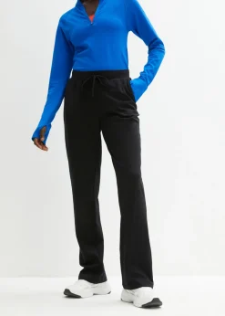 Outlet Pantalón de algodón orgánico puro con elástico Mujer Básicos|Pantalones