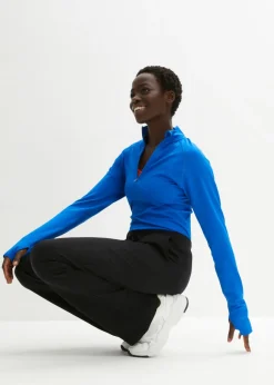 Outlet Pantalón de algodón orgánico puro con elástico Mujer Básicos|Pantalones