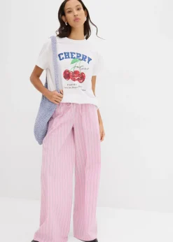 Sale Pantalón de algodón puro Mujer Pantalones