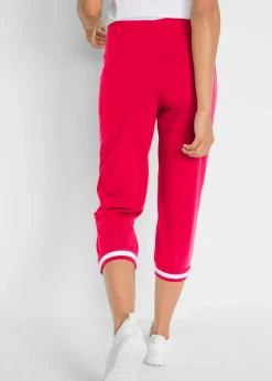 New Pantalón de chándal 3/4 de mezcla de algodón Mujer Ropa Deportiva|Ropa Cómoda