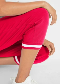 New Pantalón de chándal 3/4 de mezcla de algodón Mujer Ropa Deportiva|Ropa Cómoda
