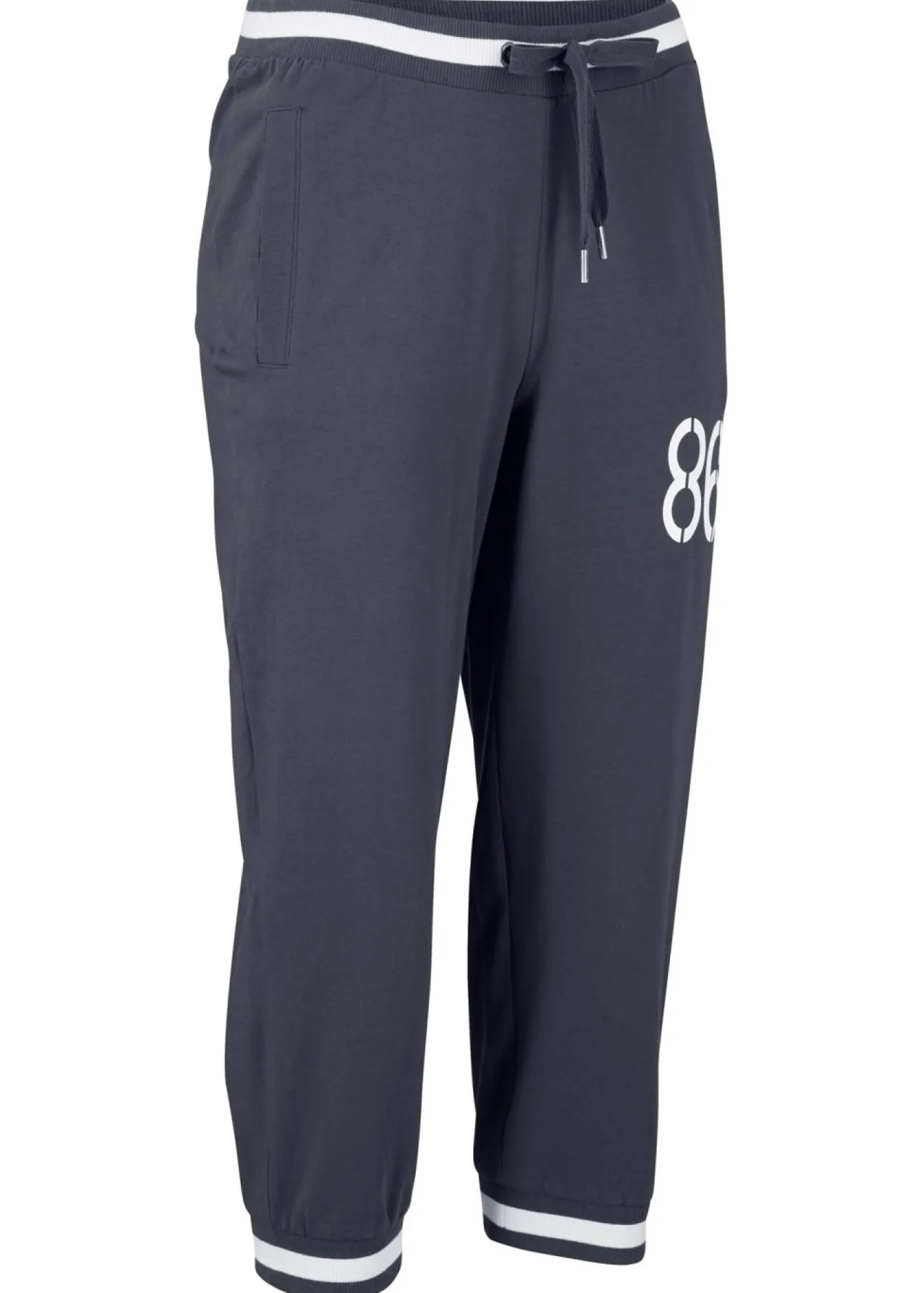 Pantalón de chándal 3/4 de mezcla de algodón Mujer Ropa Deportiva|Ropa Cómoda