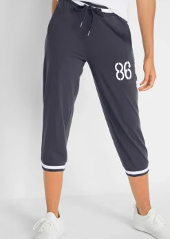 Pantalón de chándal 3/4 de mezcla de algodón Mujer Ropa Deportiva|Ropa Cómoda