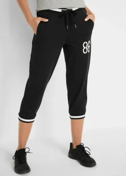 Pantalón de chándal 3/4 de mezcla de algodón Mujer Ropa Deportiva|Ropa Cómoda