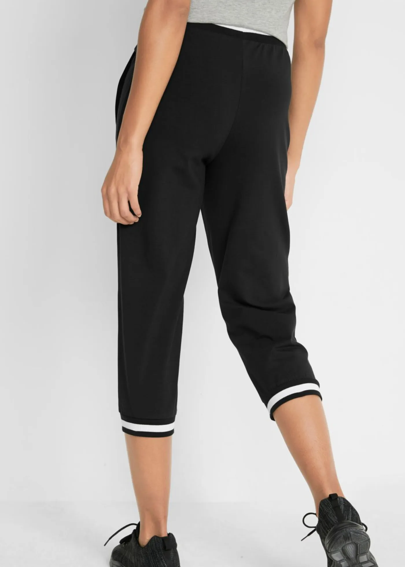 Pantalón de chándal 3/4 de mezcla de algodón Mujer Ropa Deportiva|Ropa Cómoda