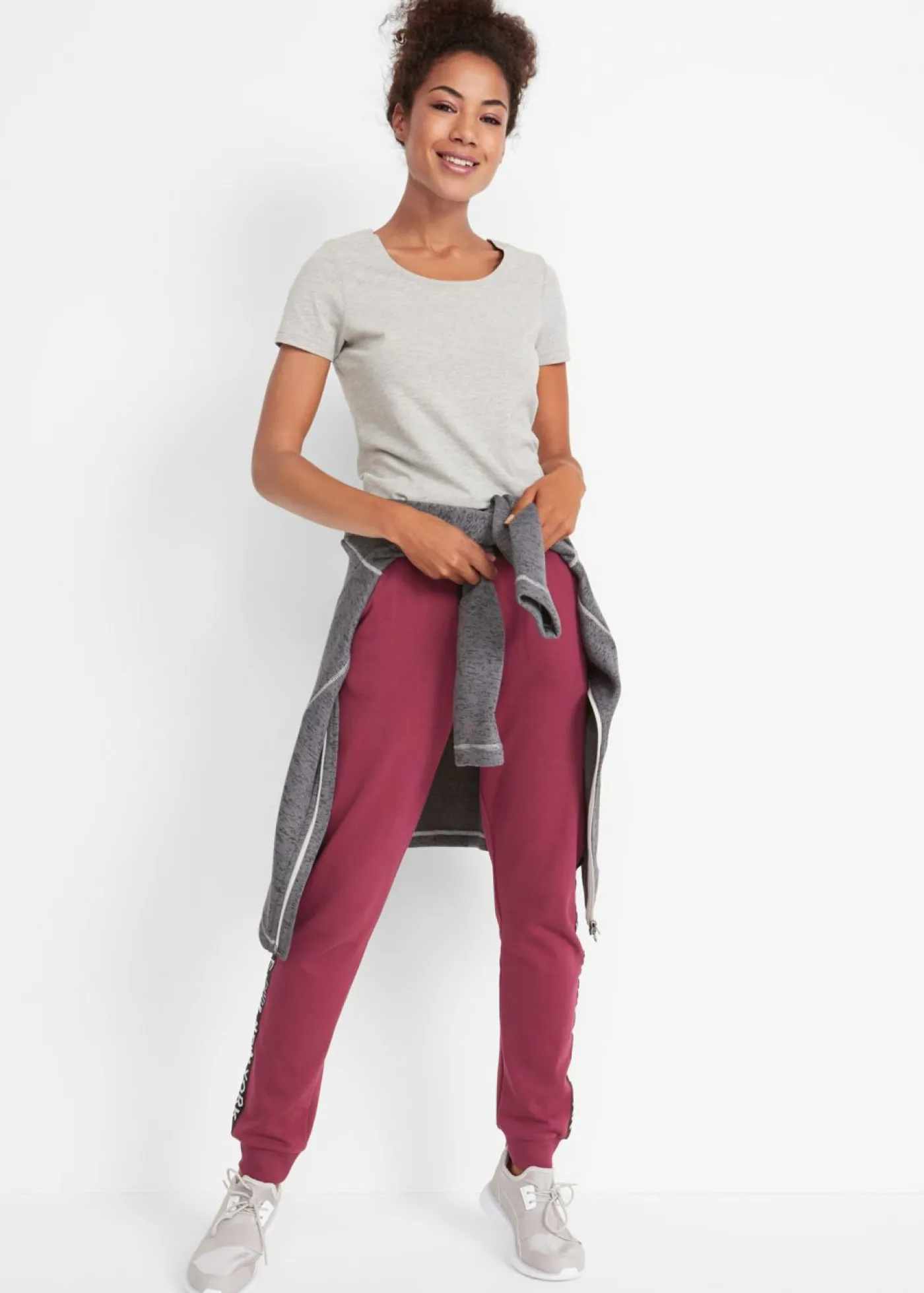 Outlet Pantalón de chándal con estampado Mujer Ropa Cómoda|Pantalones
