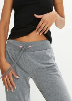 Clearance Pantalón de chándal con puños Mujer Básicos|Ropa Cómoda