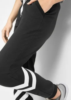 Online Pantalón de chándal con rayas Mujer Ropa Cómoda|Pantalones