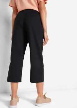 Best Pantalón de chándal de algodón orgánico hasta la pantorrilla Mujer Básicos|Ropa Cómoda