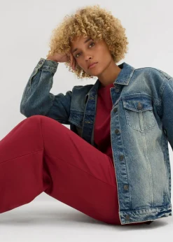 Online Pantalón de chándal de algodón orgánico con largo capri Mujer Ropa Cómoda|Pantalones