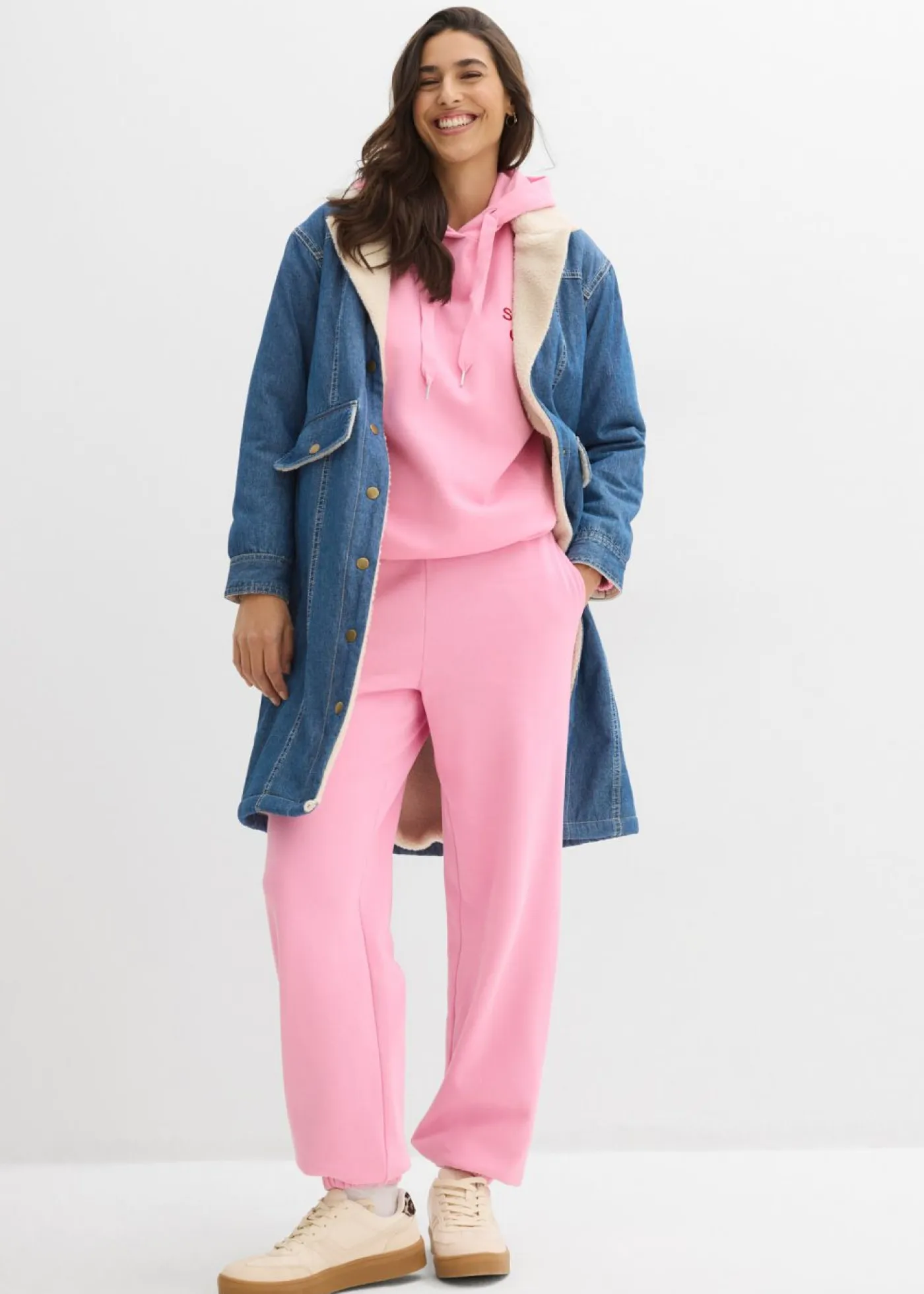 Online Pantalón de chándal de algodón puro Mujer Ropa Cómoda|Pantalones