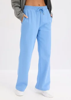 Outlet Pantalón de chándal de algodón orgánico puro con cintura alta Mujer Básicos|Ropa Cómoda