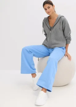 Outlet Pantalón de chándal de algodón orgánico puro con cintura alta Mujer Básicos|Ropa Cómoda