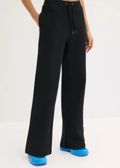 Sale Pantalón de chándal de algodón orgánico puro con cintura alta Mujer Básicos|Ropa Cómoda