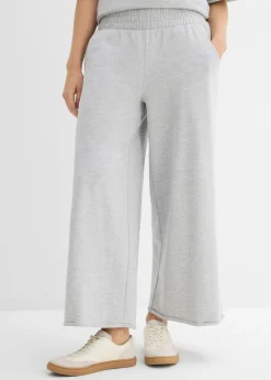 Sale Pantalón de chándal de algodón orgánico con largo capri Mujer Ropa Cómoda|Pantalones